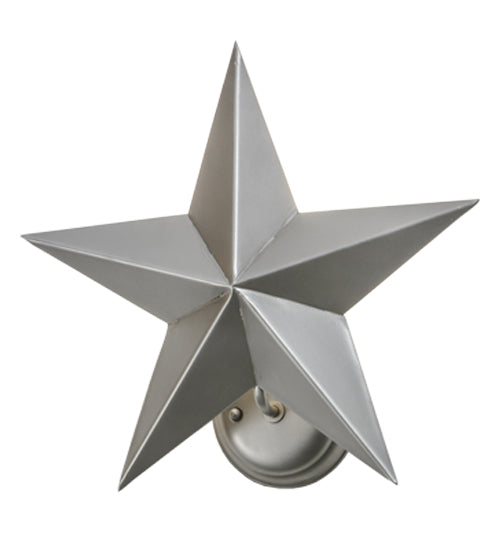 Meyda Lighting Texas Star 16" Nickel Wall Sconce