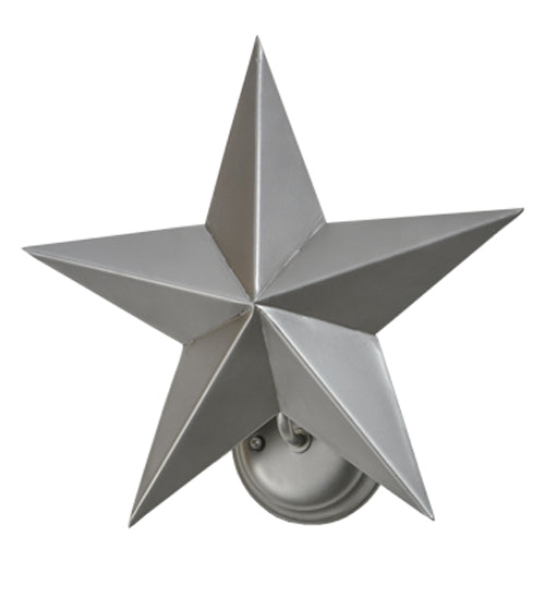 Meyda Lighting Texas Star 16" Nickel Wall Sconce