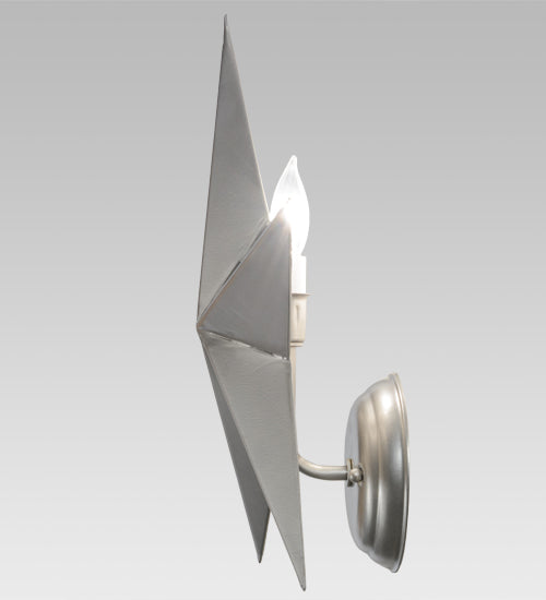 Meyda Lighting Texas Star 16" Nickel Wall Sconce