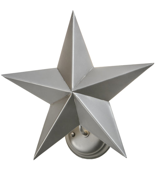 Meyda Lighting Texas Star 16" Nickel Wall Sconce
