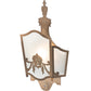 Meyda Lighting Theatre Mask 12" Antique Copper Wall Sconce With Frosted Clear Shade Glass