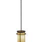 Meyda Lighting Theron 37" Oil Rubbed Bronze Mini Pendant Light With Sahara Taupe Idalight Shade