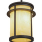 Meyda Lighting Theron 37" Oil Rubbed Bronze Mini Pendant Light With Sahara Taupe Idalight Shade