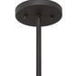 Meyda Lighting Theron 37" Oil Rubbed Bronze Mini Pendant Light With Sahara Taupe Idalight Shade