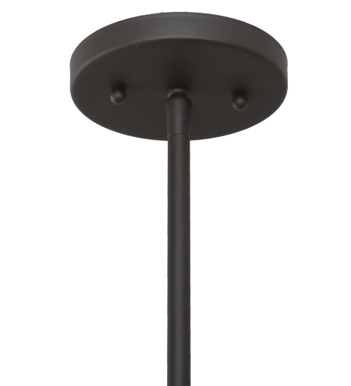 Meyda Lighting Theron 37" Oil Rubbed Bronze Mini Pendant Light With Sahara Taupe Idalight Shade
