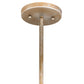 Meyda Lighting Theron 8" Antique Silver Pendant Light With Travertine Idalight Shade Glass