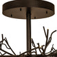Meyda Lighting Thicket 108" 88-Light Solar Black Chandelier