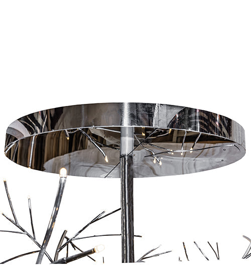 Meyda Lighting Thicket 180" Polished Stainless Steel Chandelier
