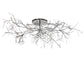 Meyda Lighting Thicket 180" Polished Stainless Steel Chandelier
