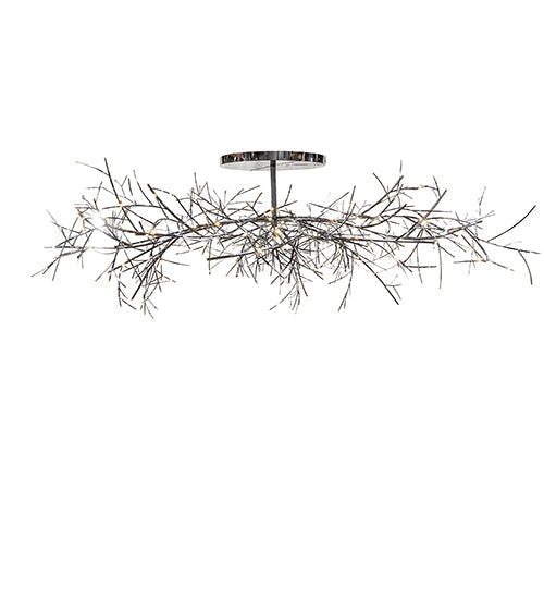 Meyda Lighting Thicket 180" Polished Stainless Steel Chandelier