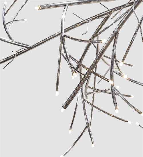 Meyda Lighting Thicket 180" Polished Stainless Steel Chandelier