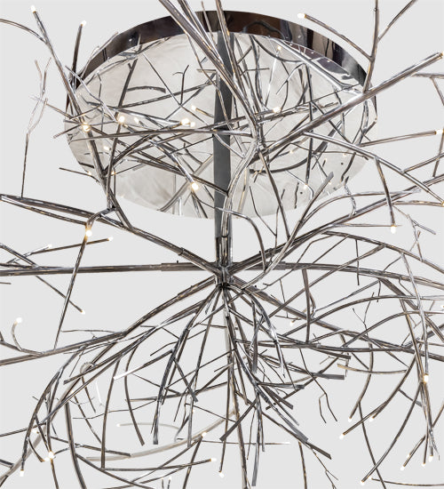 Meyda Lighting Thicket 180" Polished Stainless Steel Chandelier