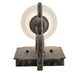 Meyda Lighting Thierry 6" Ash Wall Sconce With Frosted Shade Glass