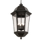Meyda Lighting Tiamo 27" 6-Light Textured Black Lantern Pendant Light With Rainstone Idalight Shade