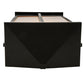 Meyda Lighting Ticino 11" 4-Light Timeless Bronze Linne Wall Sconce With Beige Papyrus Hopsack Fabric Shade