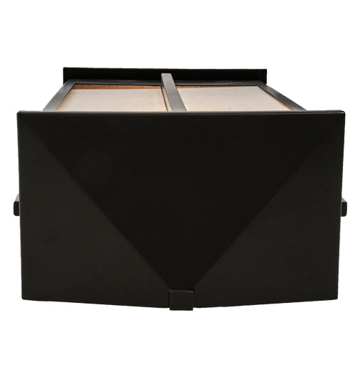 Meyda Lighting Ticino 11" 4-Light Timeless Bronze Linne Wall Sconce With Beige Papyrus Hopsack Fabric Shade