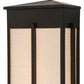 Meyda Lighting Ticino 11" 4-Light Timeless Bronze Linne Wall Sconce With Beige Papyrus Hopsack Fabric Shade