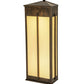 Meyda Lighting Ticino 18" 6-Light Delmonico Bronze Wall Sconce With Provostone Idalight Shade Glass