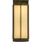 Meyda Lighting Ticino 18" 6-Light Delmonico Bronze Wall Sconce With Provostone Idalight Shade Glass
