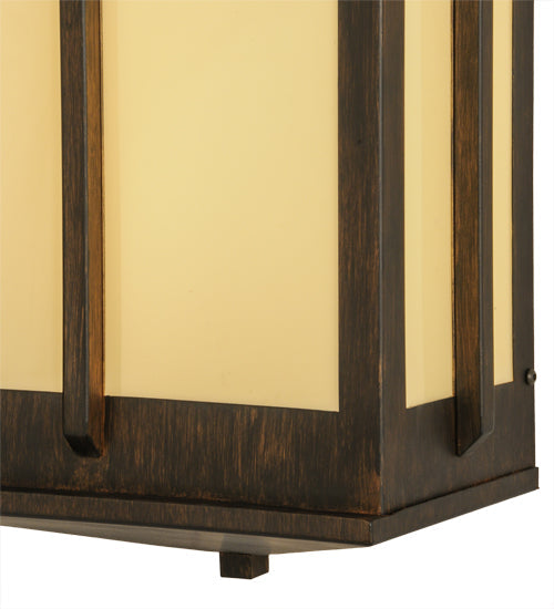 Meyda Lighting Ticino 18" 6-Light Delmonico Bronze Wall Sconce With Provostone Idalight Shade Glass