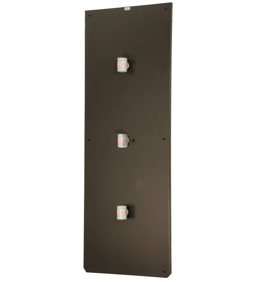 Meyda Lighting Ticino 18" 6-Light Delmonico Bronze Wall Sconce With Provostone Idalight Shade Glass