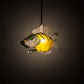 Meyda Lighting Tiervis 12" Corinth Island Pendant Light With Amber Shade Glass