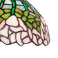 Meyda Lighting Tiffany Cabbage Rose 12" 2-Light Mahogany Bronze Wall Sconce With Multi-Colored Shade Glass