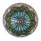 Meyda Lighting Tiffany Cabbage Rose 16" Multi-Color Shade Glass