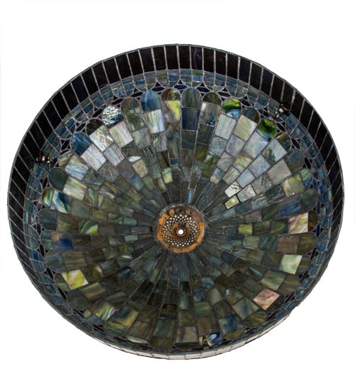 Meyda Lighting Tiffany Candice 21136 22" Multi-Colored Shade Glass