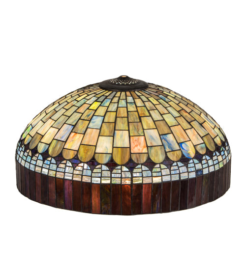 Meyda Lighting Tiffany Candice 21136 22" Multi-Colored Shade Glass
