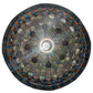 Meyda Lighting Tiffany Candice 22" 9-Light Mahogany Bronze Pendant Light With Multi-Colored Shade Glass
