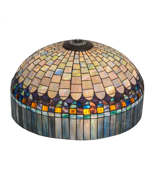 Meyda Lighting Tiffany Candice 22" Multi-Colored Shade Glass