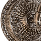 Meyda Lighting Tiffany Candice 250016 8" Mahogany Bronze Wall Sconce With Multi-Colored Shade Glass
