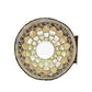 Meyda Lighting Tiffany Candice 8" Mahogany Bronze Wall Sconce With Multi-Colored Shade Glass