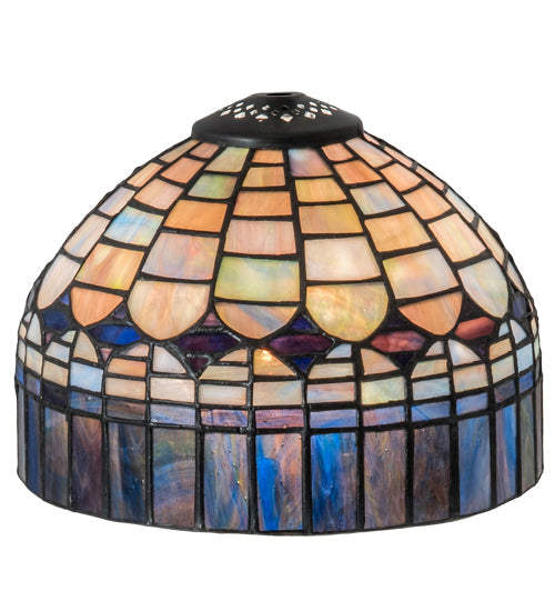 Meyda Lighting Tiffany Candice 8" Shade With Multi-Colored Shade Glass