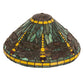 Meyda Lighting Tiffany Dragonfly 16" Multi-Colored Stained Shade Glass
