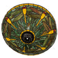 Meyda Lighting Tiffany Dragonfly 16" Multi-Colored Stained Shade Glass