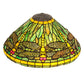 Meyda Lighting Tiffany Dragonfly 16" Multi-Colored Stained Shade Glass