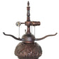 Meyda Lighting Tiffany Dragonfly 17" 3-Light Mahogany Bronze Table Lamp Base