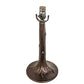 Meyda Lighting Tiffany Dragonfly 23" Mahogany Bronze Table Lamp With Multi-Colored Stained Shade Glass