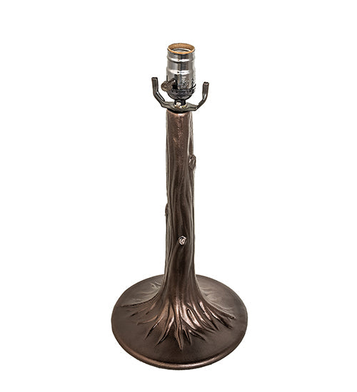 Meyda Lighting Tiffany Dragonfly 23" Mahogany Bronze Table Lamp With Multi-Colored Stained Shade Glass