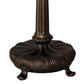 Meyda Lighting Tiffany Dragonfly 31" Mahogany Bronze Table Lamp With Multi-Colored Shade Glass