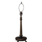 Meyda Lighting Tiffany Dragonfly 31" Mahogany Bronze Table Lamp With Multi-Colored Shade Glass