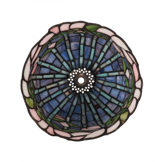 Meyda Lighting Tiffany Flowering Lotus 8" Multi-Color Shade Glass