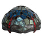 Meyda Lighting Tiffany Hanginghead Dragonfly 10" Multi-Colored Shade Glass