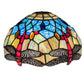 Meyda Lighting Tiffany Hanginghead Dragonfly 10" Multi-Colored Shade Glass
