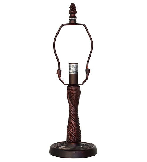 Meyda Lighting Tiffany Hanginghead Dragonfly 12" Mahogany Bronze Twisted Fly Mosaic Mini Table Lamp With Multi-Colored Shade Glass