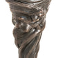 Meyda Lighting Tiffany Hanginghead Dragonfly 15" Mahogany Bronze Mini Table Lamp With Beige & Red Stained Shade Glass