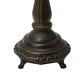 Meyda Lighting Tiffany Hanginghead Dragonfly 22" 2-Light Mahogany Bronze Table Lamp With Multi-Colored Shade Glass