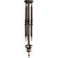 Meyda Lighting Tiffany Hanginghead Dragonfly 22" 4-Light Mahogany Bronze Semi-flush Mount Light With Multi-Colored Shade Glass